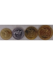 Западная Африка 5, 10, 25, 50 франков 2010 UNC арт. 3681